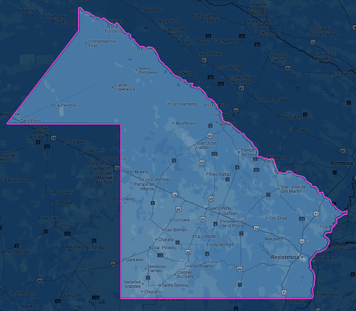 Mapa provincial y cobertura territorial
