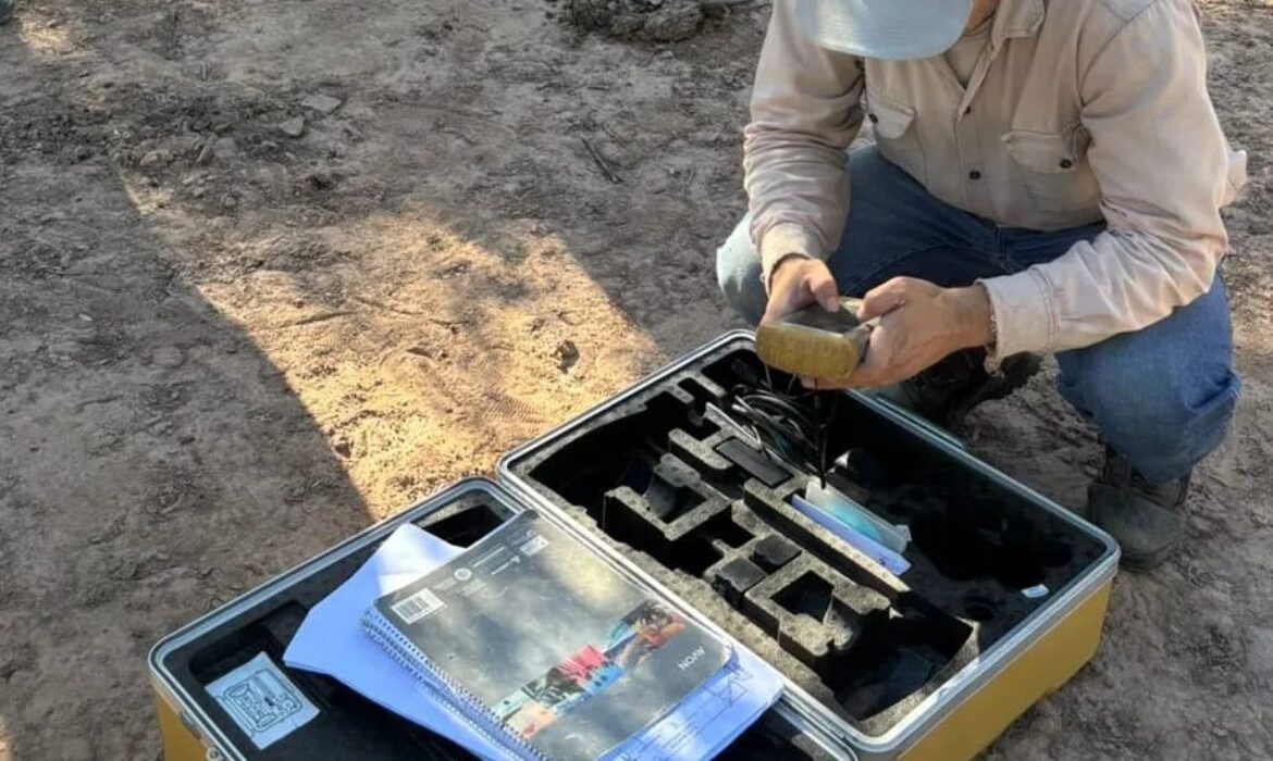 Trabajos de Mensura en Misión Nueva Pompeya